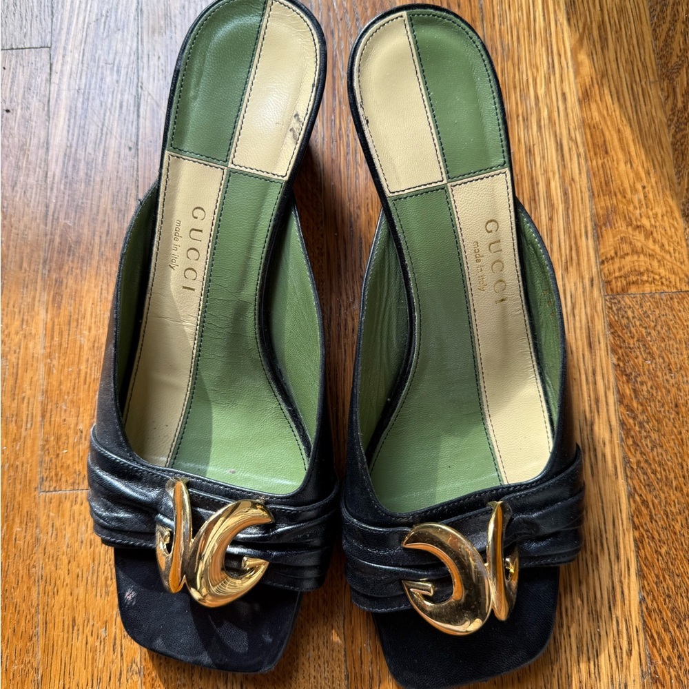 Gucci Half Moon Mules size 37